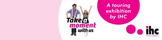 Take a moment with us exhibition banner