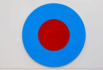 Max Gimblett "Blue/Red to Len Lye" (1980)