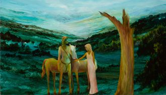 John Walsh Are You Maori, 2016, Oil on board John Walsh Are You Maori, 2016, Oil on board